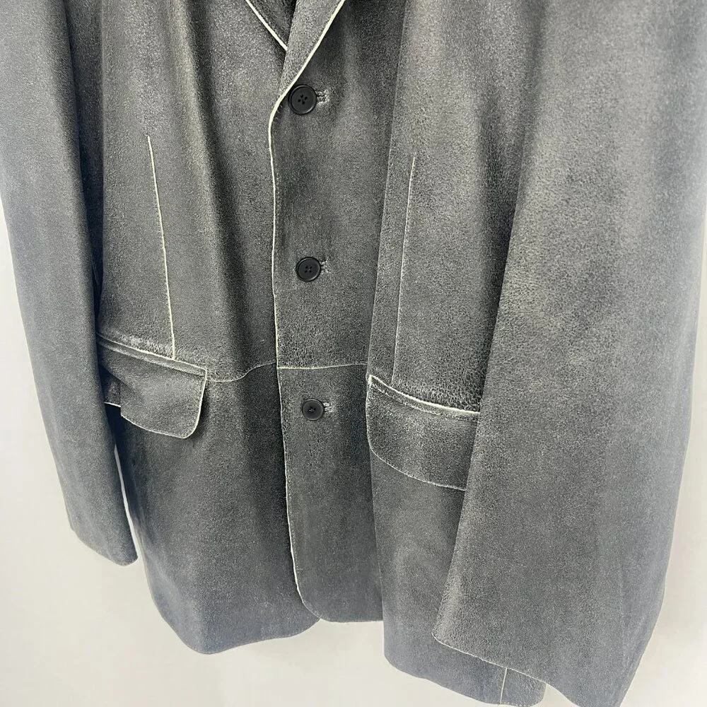 Vintage Claude Lamont Leather Jacket 42R - Picture 4 of 13